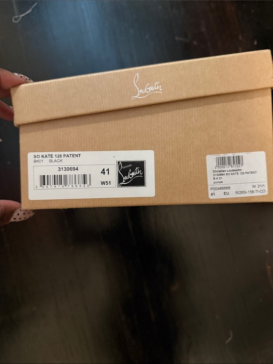 Christian Louboutin Shoes - Christian Louboutin So Kate 120 Patent Black